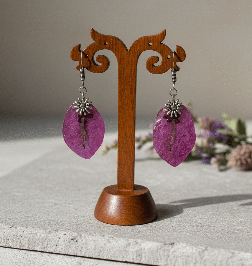 Handmade Resin EARRING N19